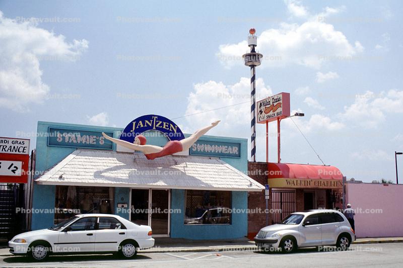 Carsc landmark, PT Cruiser, Jantzen, Daytona Beach Tower