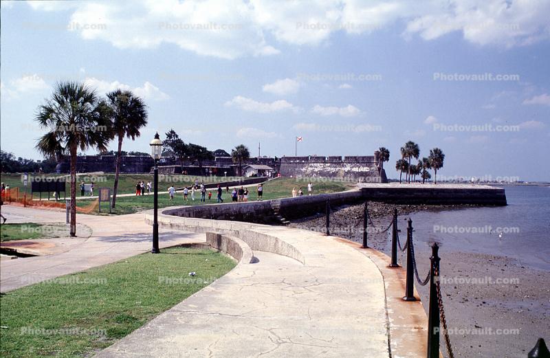 Boardwalk, Fort, Fortress, Castle, St Augustine Fort, Castillo De San Marcos