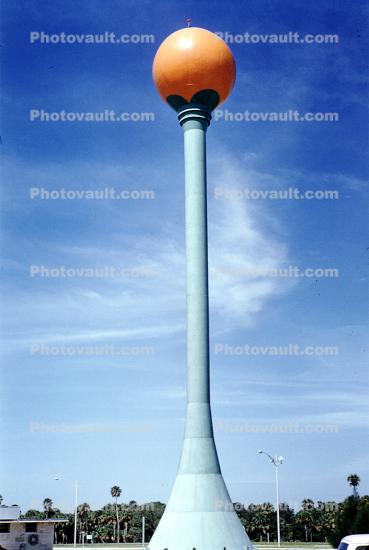 big orange on a pole, 1950s