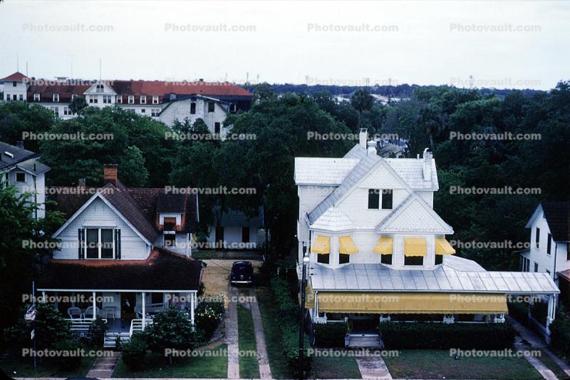 Houses, homes, Daytona Beach, May 1954, 1950s