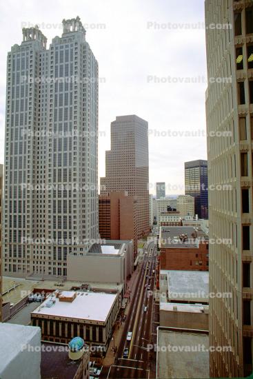 Cityscape, Skyline, Buildings, Skyscraper, Downtown Atlanta, November 1992