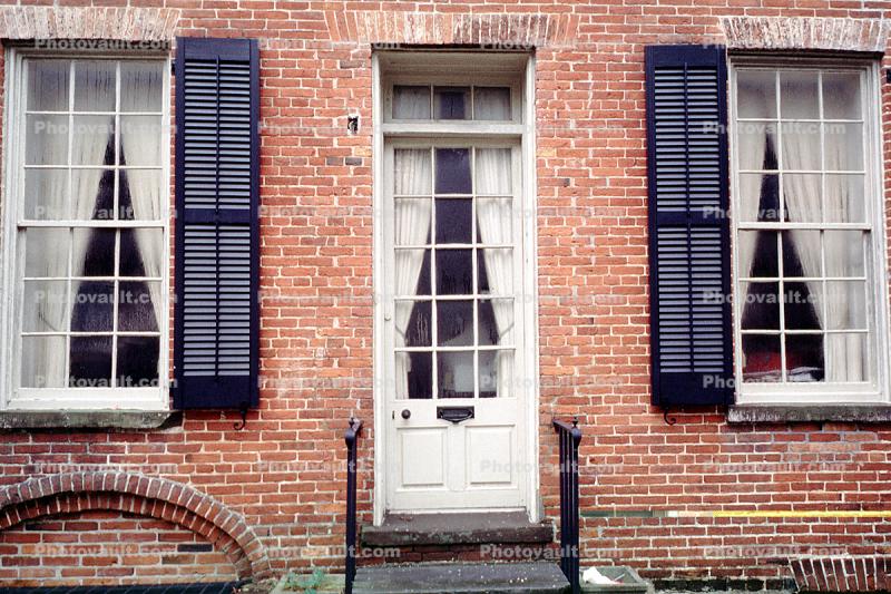 Door, Doorway, Entrance, Entry Way, Entryway, Brick, Savannah