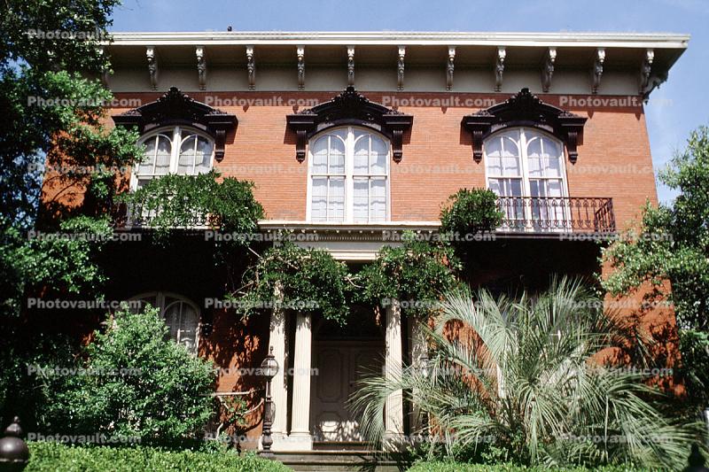 Building, Home, House, Ivy, Historic Savannah