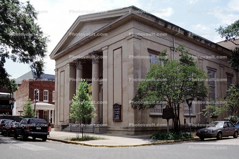 Trinity Methodist Church, Columns, building, Telfair Square, Historic Savannah