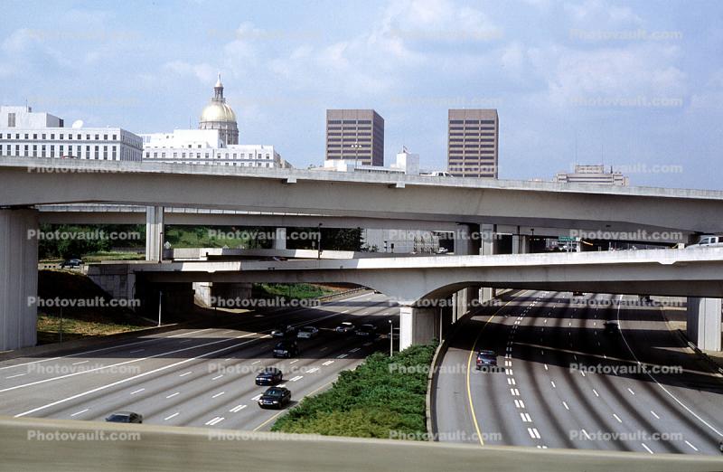 State Capitol, Highway, bridges, Atlanta