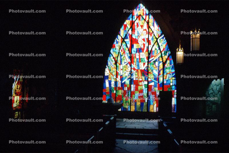 Stained Glass, Church, Altar, Chapel in the Woods, church, Pine Mountain, Georgia