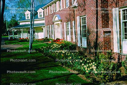 Home, House, garden, flower, Franklin Lakes, 1950s
