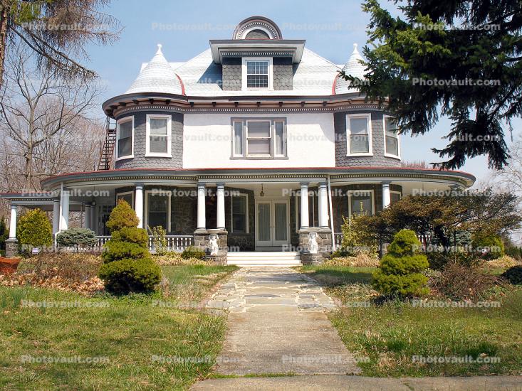 House, Home, Mansion, Exterior, Porch, frontyard, garden, Wilmington