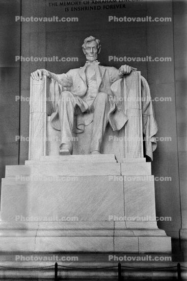 Lincoln Memorial, Statue, Statuary, Sculpture, art, artform