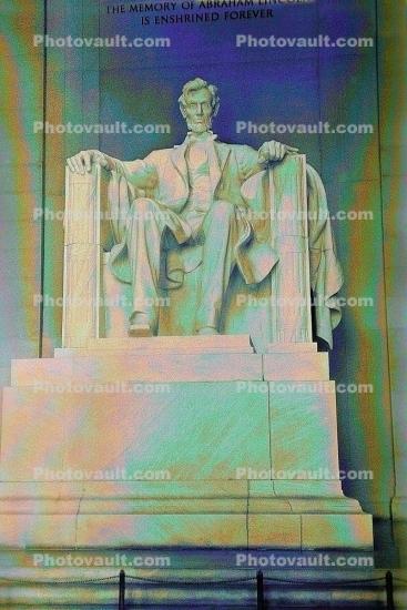 Lincoln Memorial, Statue, Statuary, Sculpture, art, artform