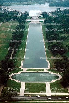 The Reflecting Pool, Lincoln Memorial, Potomac River