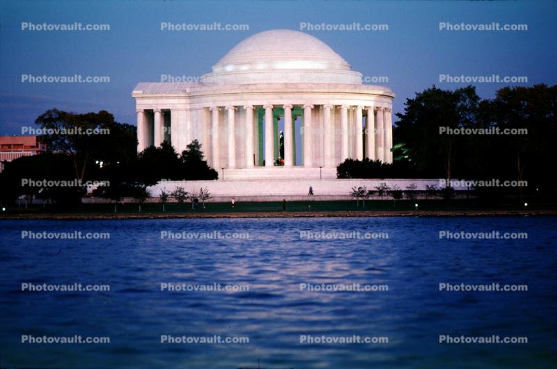 Jefferson Memorial, Twilight, Dusk, Dawn