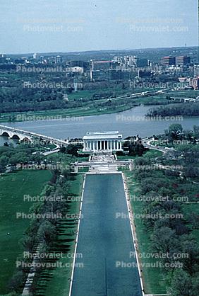 Lincoln Memorial, Reflecting Pool, Potomac River