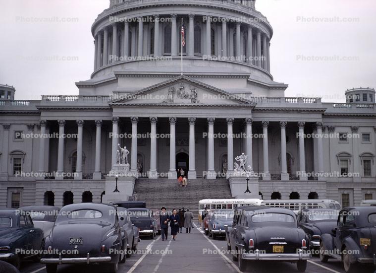 The United States Captitol Building in the 1950s