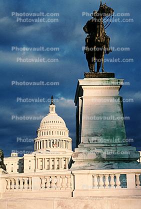 United States Capitol, General Ulysses S. Grant Memorial, Statue, Sculpture