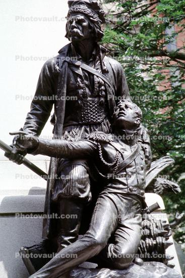 Kosciuszko Memorial, statue, Saratoga, Lafayette Park, Andrzej Tadeusz Bonawentura Kosciuszko (1746 ? 1817)