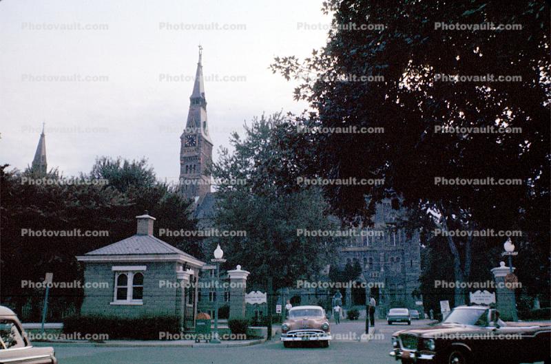 Gerorgetown University, Cars, automobile, vehicles, 1950s