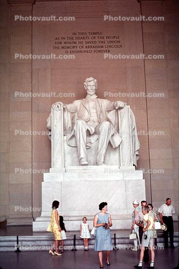 Lincoln Memorial, July 1965, 1960s