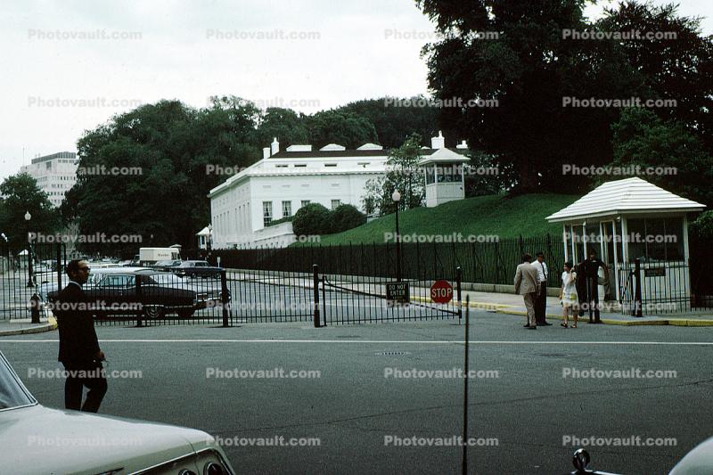 Secret Service Gate, buildings, June 1968, 1960s