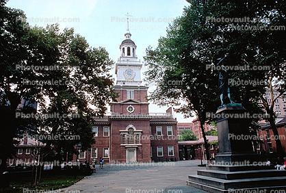 Independence Hall, Clock Tower, Historic Building, Philadelphia, American Revolution, Revolutionary War, War of Independence, History, Historical