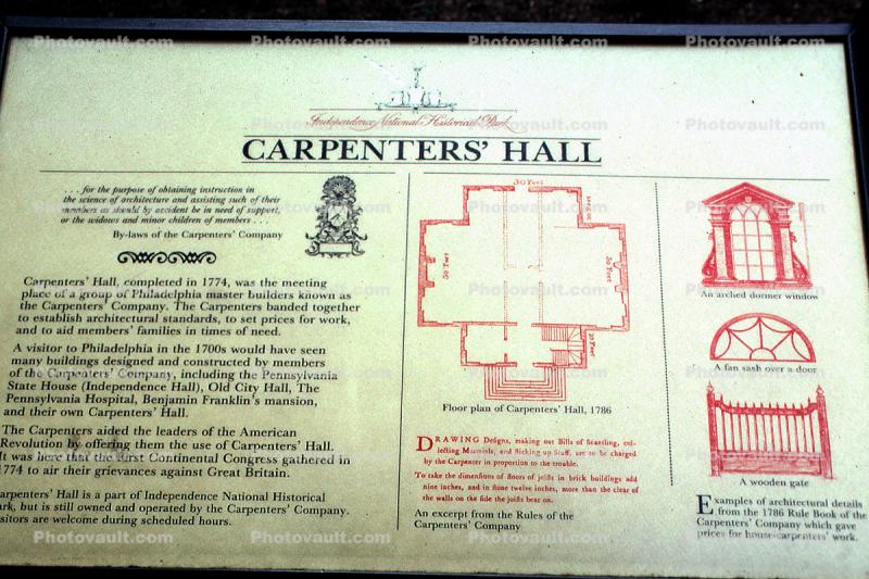 Carpenters Hall, Philadelphia