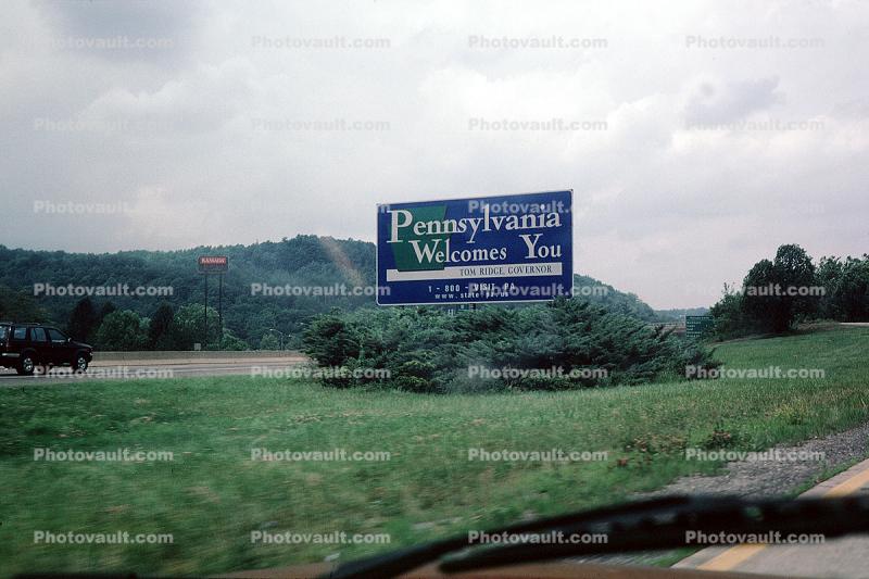 Pennsylvania Welcomes You, border