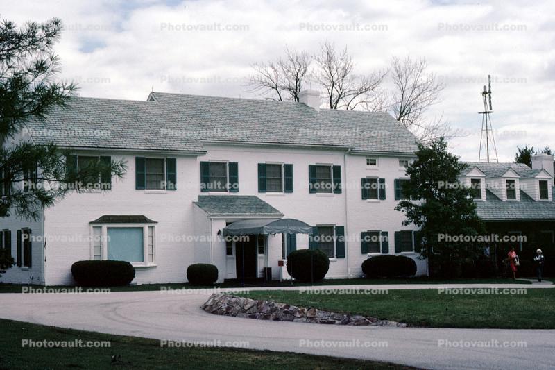 home, house, single family dwelling unit, chimney, residence, Eisenhower Farm, Gettysburg, Pennsylvania