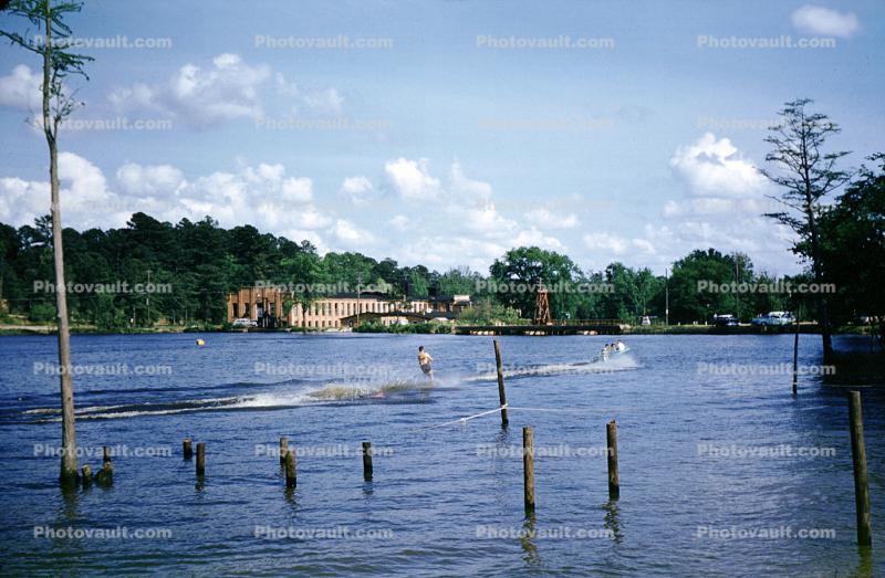 River, Boating, 1950s