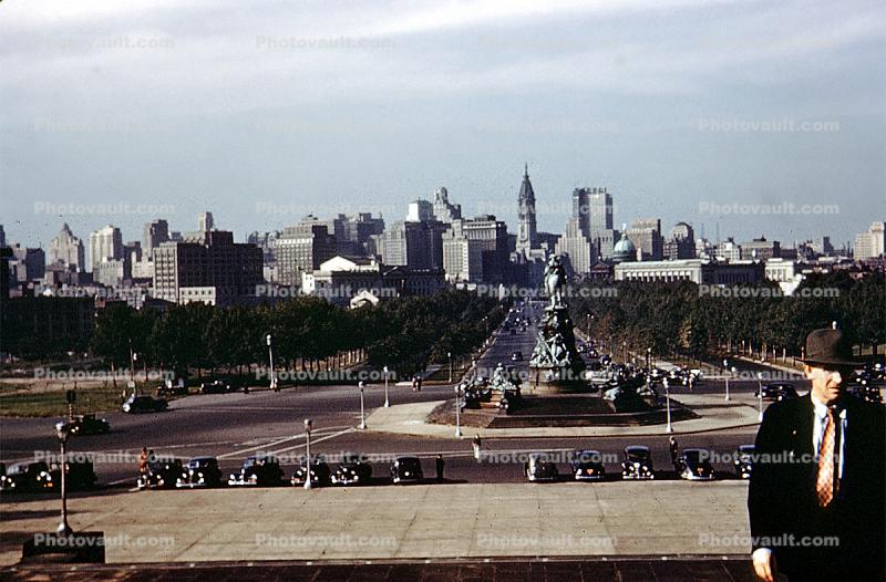 Philadelphia Cityscape, 1948, 1940s