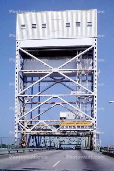 Cape Fear Memorial Bridge Wilmington, North Carolina, Steel Vertical-Lift Bridge