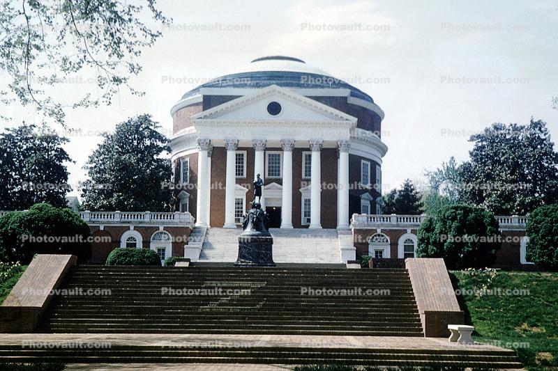 Statue, Steps, Stairs, bench, landmark, Charlottesville