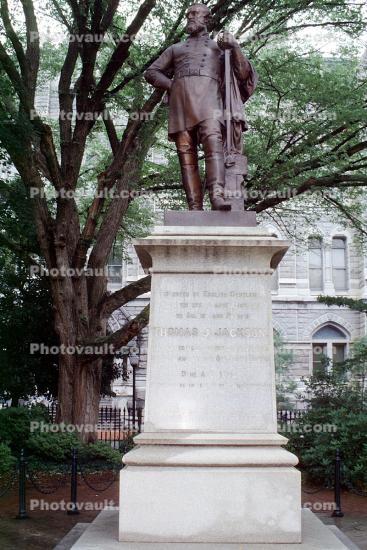 General Thomas J. "Stonewall" Jackson, Statue, Monument, Landmark, Capitol Square, Richmond
