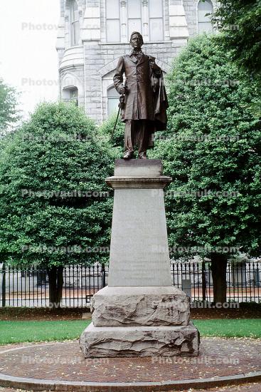 Governor William "Extra Billy" Smith, Statue, Monument, Landmark, Capitol Square, Richmond