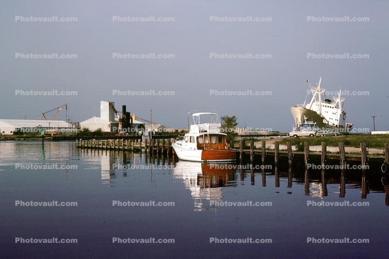 Pier, Dock, Ship, Boat, waterfront, Cape Charles