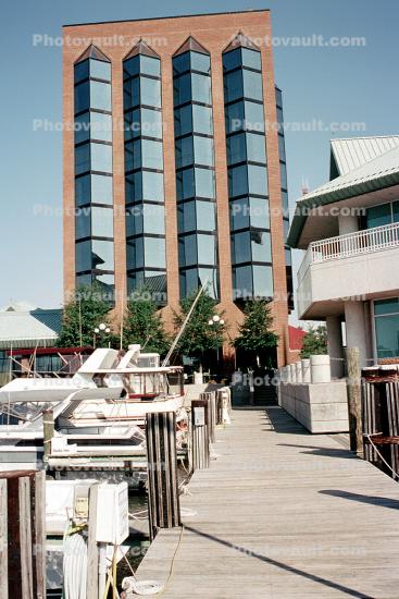 Radisson Hotel, boat dock, Hampton
