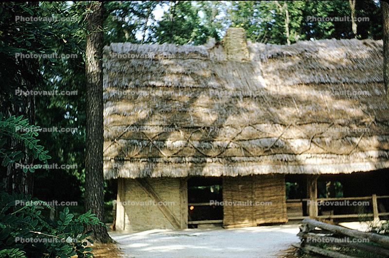 thatched roof, building, Sod