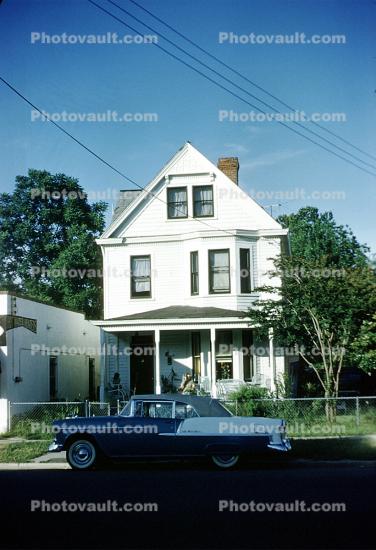 Chevy Bel Air, Car, automobile, vehicle, 2206 Chestnut Avenue, Newport News, 1950s