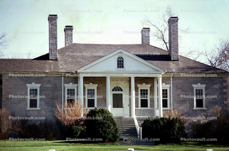 Steps, Chimneys, Home, House, Building, Colonial