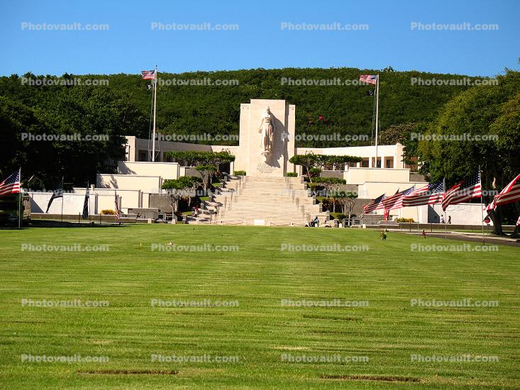 National Memorial Cemetery of the Pacific, Punchbowl National Cemetery, Honolulu, Oahu