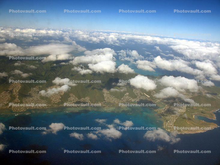 Hanauma Bay Nature Preserve Park, clouds