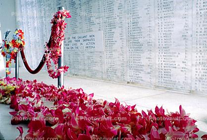 Orchid Flower, Arizona Memorial, Pearl Harbor, Honolulu, Oahu, Battleship