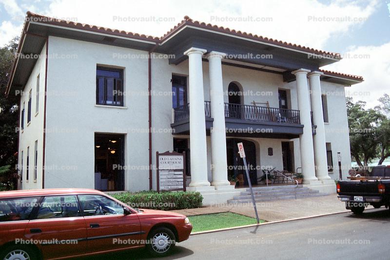 Old Lahaina Courthouse, landmark building, Maui