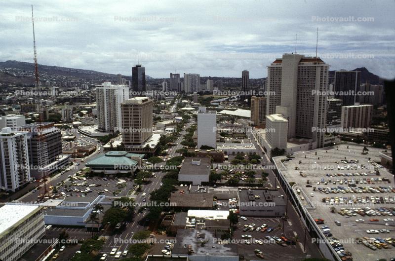 Honolulu Cityscape, skyline,