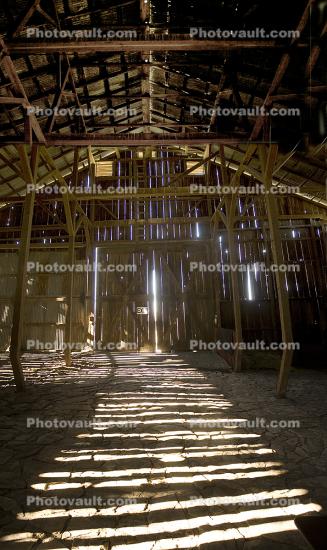 Inside a Barn