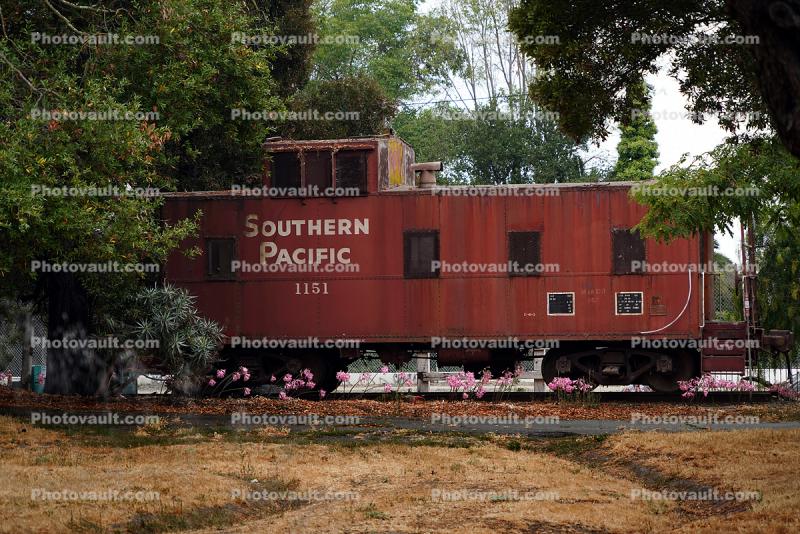 Southern Pacific Caboose, Pinole, Contra Costa County