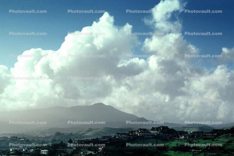 Clouds over Mount Tamalpais, Tiburon, 1970s