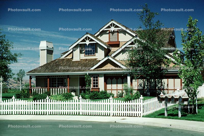 Home, House, Picket Fence, Pleasanton