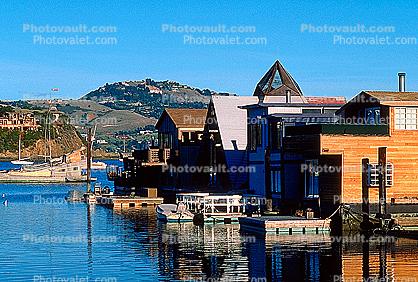 Sausalito Houseboats, Docks, Pier