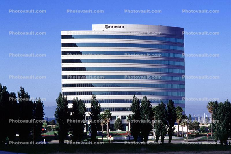 Hitachi Office Building, Lake Merritt, Downtown Oakland, curved office building