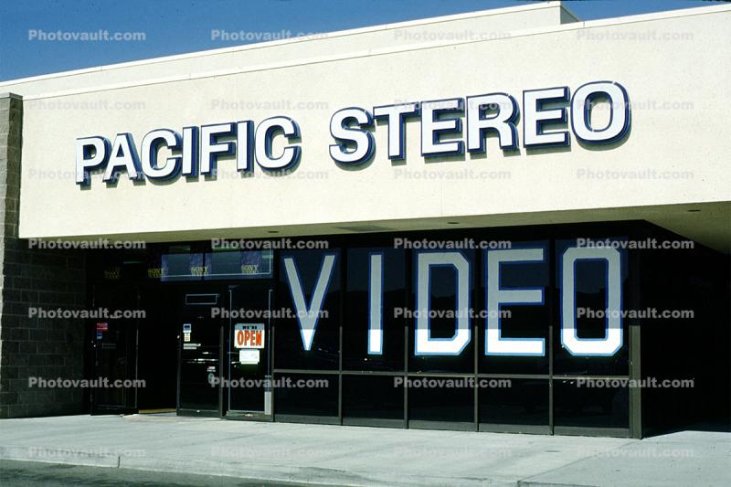 Pacific Stereo, Video, store, building